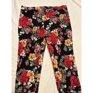 Jules & Leopold Crop Pants Floral Size XL